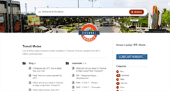Desktop Screenshot of chennaitransit.org